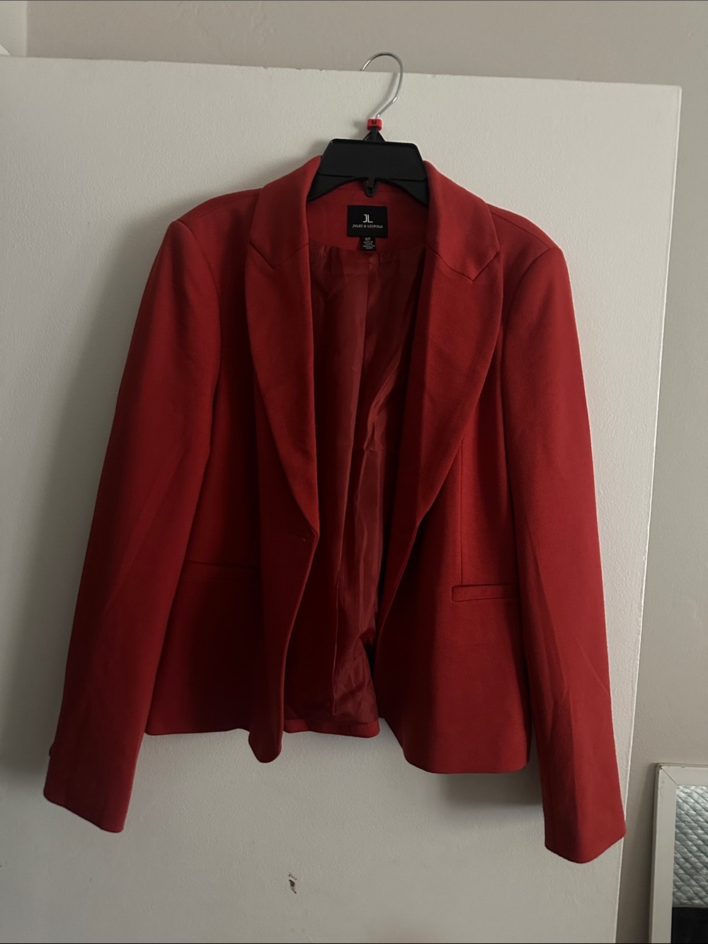 Jules & Leopold Crimson Red Women's Tailored Blazer